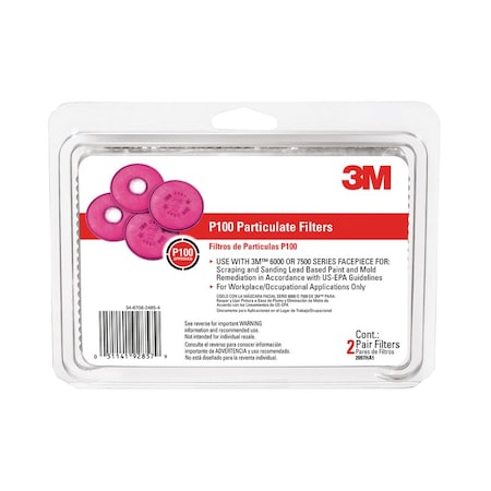 Scotch 3M P100 Paint Sanding Respirator 6000-Series 2097H2DC